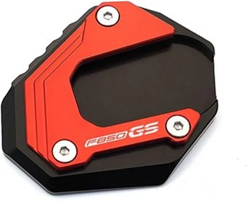 Vista 17 de Soporte lateral para motocicleta, placa de extensión para BMW F850GS F750GS F850 GS F 750 850 GSA 2018 2020 2021 2022 (color : A plateado F750GS)