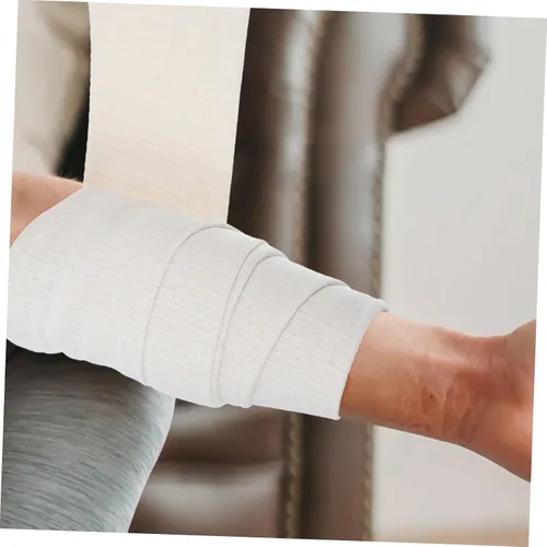 Vista 7 de CALLARON Vendaje de algodón de alta elasticidad para soporte de compresión, cubierta tubular transpirable para heridas, lesiones y esguinces
