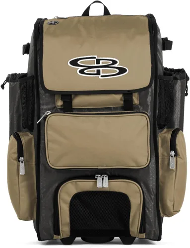 Vista 40 de Boombah Rolling Superpack - Bolsa para equipo de béisbol/sóftbol, varios colores, mango telescópico y capacidad para 4 murciélagos, versión