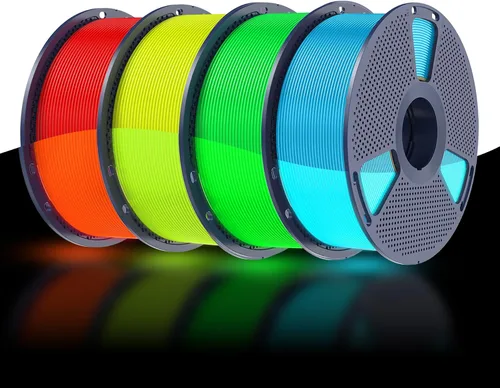 Vista 11 de SUNLU Filamento PETG de 0.07 in, 2.2 lbs, negro