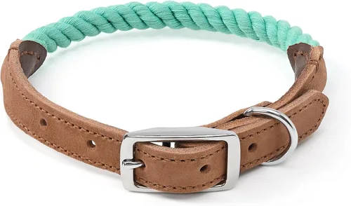 Vista 27 de Mile High Life Collar ajustable de polialgodón suave y fuerte con hebilla de liberación rápida para perros pequeños a grandes