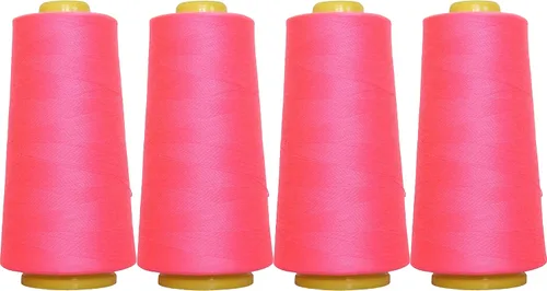Vista 106 de Threadart Hilo Serger - Costura Poliéster - 2750 Yard Cono 40/2 - Aguamarina Polyester serger thread for overlock sewing, seams and garment