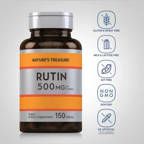 Vista 3 de Piping Rock Rutina 500mg 150 Tabletas