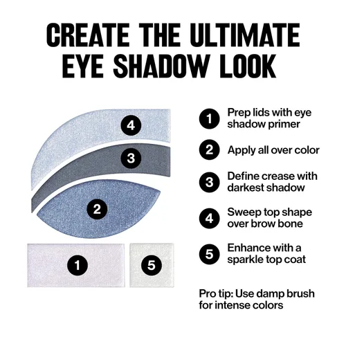 Vista 5 de REVLON PhotoReady Kit de contorno de ojos, paleta de sombras de ojos con 5 tonos húmedos/secos y aplicador de pincel de doble extremo, Avant Garde