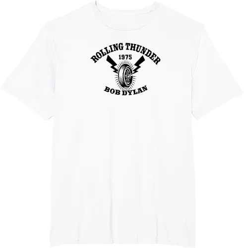 Vista 8 de Bob Dylan - Camiseta Rolling Thunder S Gris Oscuro