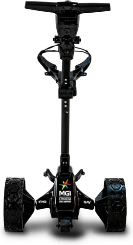 Vista 14 de MGI Zip Navigator Electric Golf Cart - 36 Hole Battery - Remote Control - (Drink, Umbrella, & GPS Phone)