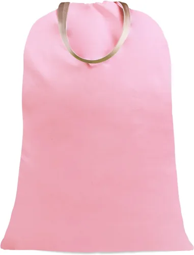Vista 22 de Sanlykate Bolsa grande de lona de algodón con cordón y asas, organizador de ropa sucia resistente y duradero, bolsa de almacenamiento resistente a