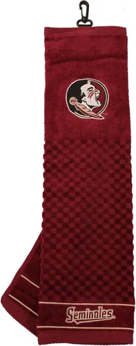 Vista 55 de Team Golf NCAA Texas A&M Aggies Toalla de golf bordada, diseño a cuadros y logotipo bordado