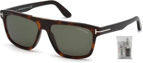 Vista 2 de Tom Ford FT0628 Cecilio-02 Geometric Sunglasses for Men + BUNDLE with Designer iWear Eyewear Care Kit