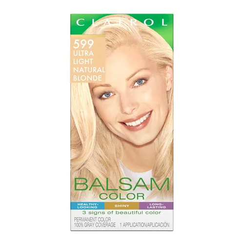 Vista 2 de Clairol Balsam - Tinte permanente para el cabello, marrón oscuro 020, paquete de 1 unidad