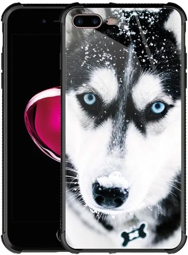Vista 30 de CARLOCA Funda compatible con iPhone 8 Plus, iPhone 7 Plus para hombres y niños, increíble diseño de patrón de luz espacial nebulosa, a prueba