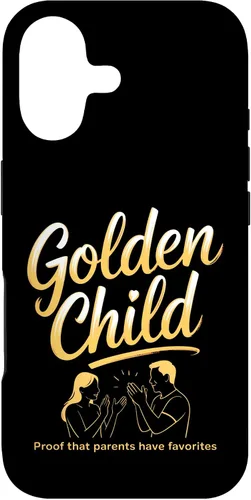 Vista 32 de Golden Child Mom's Favorite Gifted Kids Sibling Rivalry Art Case for iPhone 16