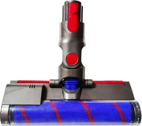 Vista 4 de Cabezal de cepillo suave, rodillos grandes, para aspiradora Dyson V11 V10 V8 V7 V15 inalámbrica (LED verde)