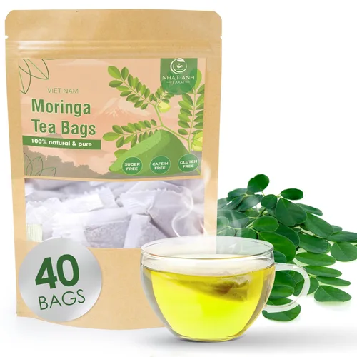 Vista 11 de NHAT ANH FARM - Bolsas de té de hoja de laurel premium, 40 bolsas de té, hoja de laurel seca 100% natural, té de hierbas naturalmente dulce, sin