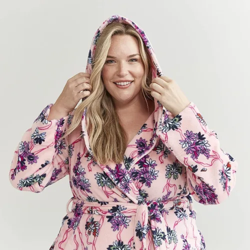 Vista 5 de Vera Bradley Bata de forro polar de felpa para mujer (rango de tallas extendidas)