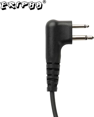 Vista 3 de Auricular de 2 pines con micrófono PTT para Motorola BPR40/CLS/DLR Series
