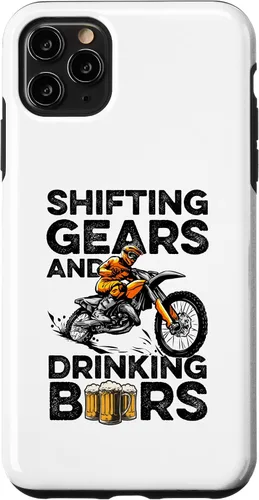 Vista 11 de Funda para moto de motocross para iPhone 15 y cerveza para motocross