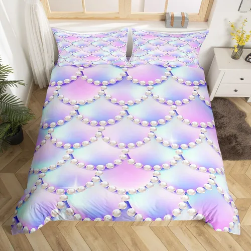 Vista 19 de Erosebridal Juego de ropa de cama de atrapasueños, tamaño individual, juego de funda de edredón bohemia de microfibra de lujo para niños