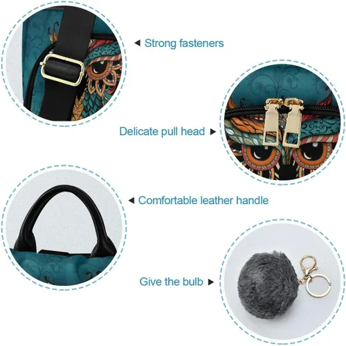 Vista 6 de ALAZA Mochila antirrobo para mujer, mochila de hombro a la moda, Multicolor 11