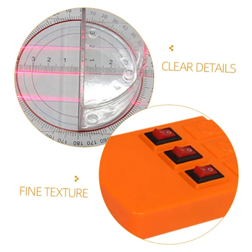 Vista 3 de Multifunction Optical Experiment Kit Convex Lens Triangular Prism and Light Source Physics Refraction and Reflection Demonstration Tool for