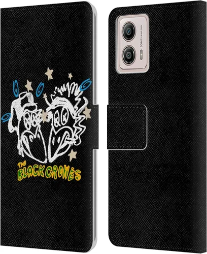 Vista 10 de Head Case Designs Funda de piel con licencia oficial de The Black Crowes Artwork Graphics compatible con Motorola Moto G53 5G
