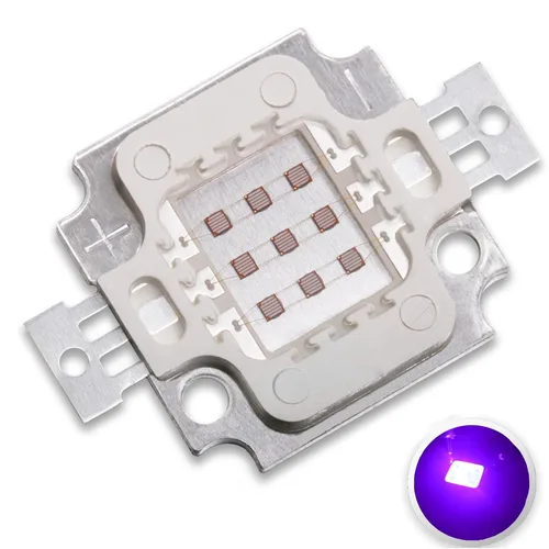 Vista 9 de Módulo COB de 10 W, chip LED de alta potencia, multifuncional, luz negra, emisor de iluminación súper brillante para accesorios de luz negra