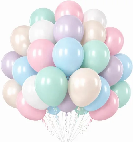 Vista 27 de Globos negros y dorados de graduación con globos de aluminio de graduación, globos metálicos de color negro, blanco, arena, beige, dorado