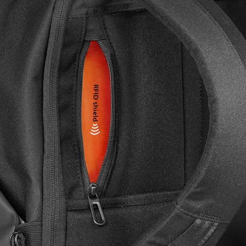 Vista 9 de Briggs & Riley Mochila mediana Delve, Negro -, Briggs & Riley Delve - Mochila mediana para laptop, se adapta a portátiles de hasta 15 pulgadas