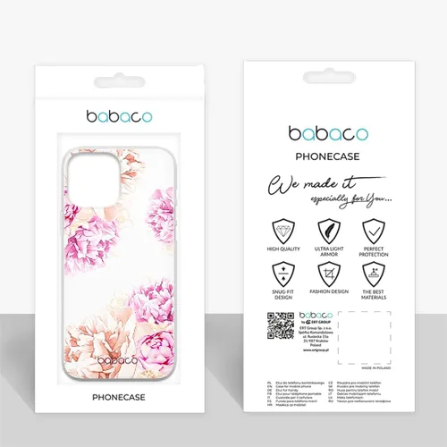 Vista 2 de BABACO ERT Group - Funda de teléfono móvil para Xiaomi REDMI Note 10/10S original y con licencia oficial de flores 001 adaptada óptimamente a
