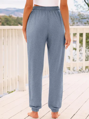 Vista 4 de AUTOMET Pantalones deportivos para mujer con bolsillos, pijama de viaje, pantalones de trabajo, ropa de otoño, trajes de profesores de invierno 2025