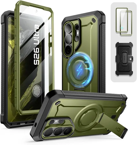 Vista 18 de SUPCASE Funda para Samsung Galaxy S26 Ultra con soporte incorporado