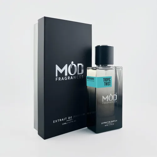 Vista 3 de Tropic Twist Perfume Para Hombres - Perfume Aromático Amaderado De Larga Duración Extrait De Parfum 1.7 fl oz