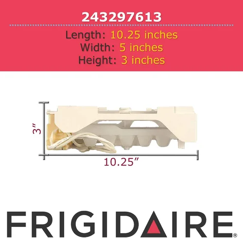 Vista 3 de Frigidaire 243297613 Conjunto de máquina de hielo para refrigerador