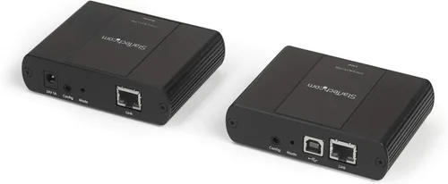 Vista 2 de StarTech - Extensor USB 2.0 de 4 puertos a través de concentrador de red Ethernet/IP de hasta 330 pies Adaptador extensor USB a través de Gigabit