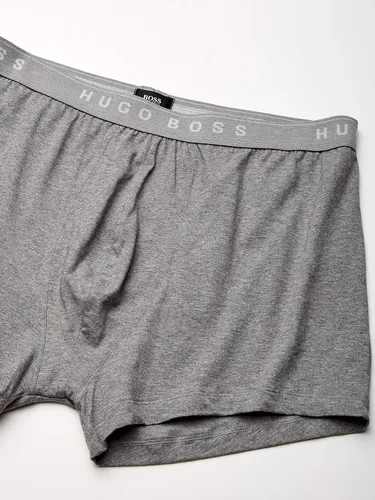 Vista 3 de Hugo Boss Paquete de 3 calzoncillos de algodón para hombre, Gris, carbón, negro