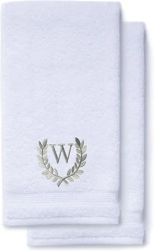 Vista 39 de Toallas de mano decorativas y con monograma para baño, cocina, maquillaje Regalo personalizado para boda-nupcial Toalla turca de lujo