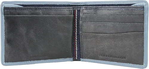 Vista 4 de Cartera de cuero para hombre con doble pasarela y valet de Tommy Hilfiger