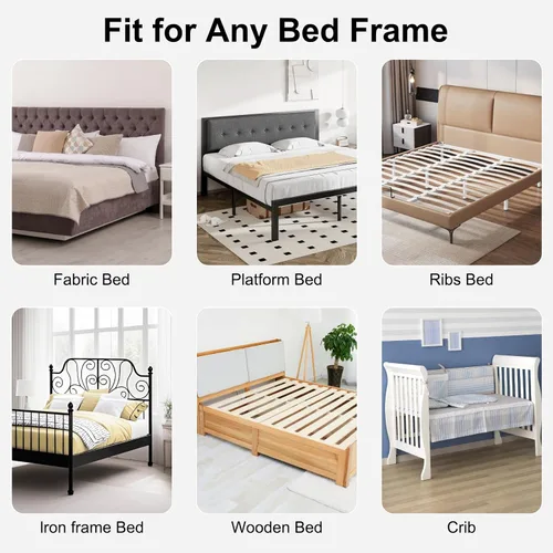 Vista 6 de Riel de cama para niños pequeños, rieles de cama infantil abatibles para cama individual, matrimonial, queen, litera, protector de riel de cama Gris