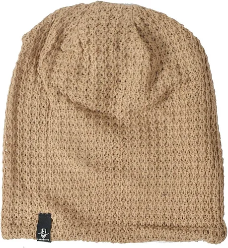 Vista 2 de FORBUSITE Gorro de punto largo holgado para hombre para verano e invierno, de gran