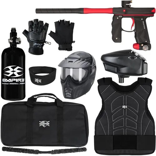 Vista 10 de Action Village Empire Mini GS TP Level 3 Kit de pistola de paintball protector