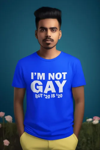 Vista 2 de Expression Tees I'm Not Gay, But $20 Bucks is $20 Bucks Racerback Tank Top para mujer