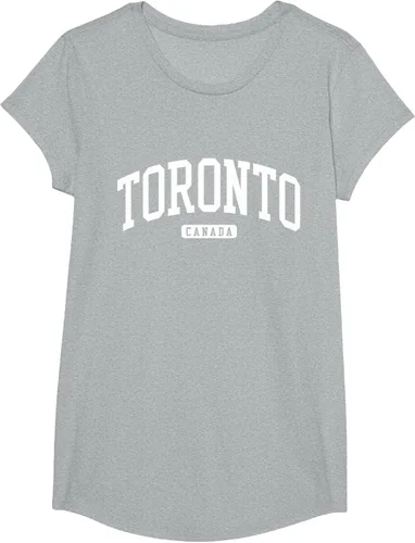 Vista 51 de Camiseta estilo universitario de Toronto Canada, Negro