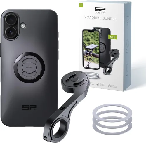 Vista 9 de SP CONNECT Paquete de bicicleta de carretera SPC+ Compatible con iPhone 11 Pro/XS/X Negro
