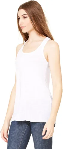 Vista 3 de Bella - Camiseta de tirantes para mujer, con espalda cruzada y holgada