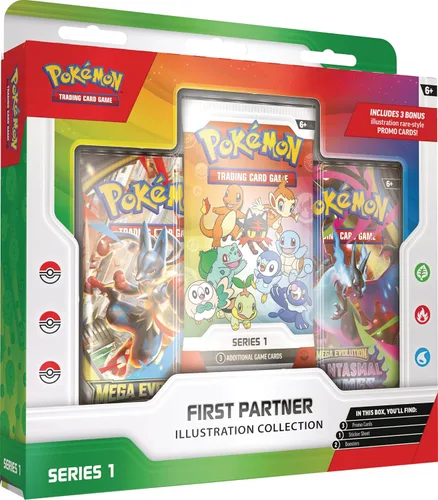 Vista 2 de Pokémon TCG: Primera Colección de Ilustraciones de Socios—Serie 1