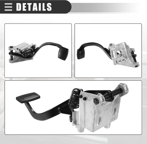 Vista 7 de Motoforti Conjunto de pedal de embrague diésel, para Ford F250 F350 F450 F550 Super Duty 7.3L 1999 2000 2001 2002 2003, YC3Z-7B633-BA, pedales
