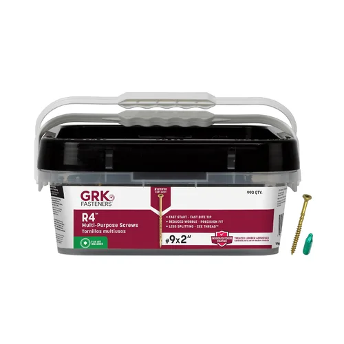 Vista 24 de GRK Fasteners R4™ #9 x 1-1/2" Tornillos multiusos para enmarcar, 820 PCS