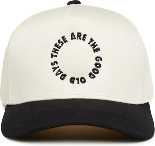 Vista 24 de Funky Junque Gorra de béisbol de 2 tonos para camionero adulto Misbehavin' - Leopardo/Beige