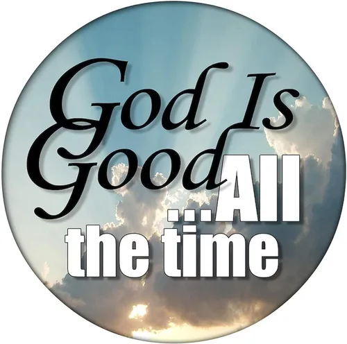 Vista 2 de CafePress Taza de café de cerámica de 11 oz (11.0 fl oz) con texto en inglés "God Is Good