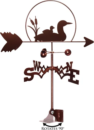 Vista 2 de SWEN Products Veleta Loon Bird (montaje ajustable incluido)